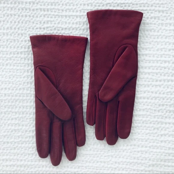 Leather Gloves 100% Polyester Lining Women Size Large - Picture 7 of 10